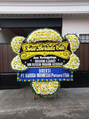 Papan Bunga Duka di Duasadara