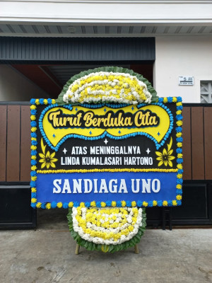 Papan Bunga Duka di Duasadara