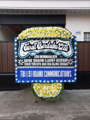 Papan Bunga Duka di Duasadara
